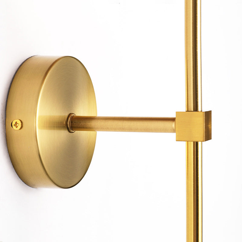 Modernist Wall Sconce Tapered Fabric Sconce Lighting for Bedroom