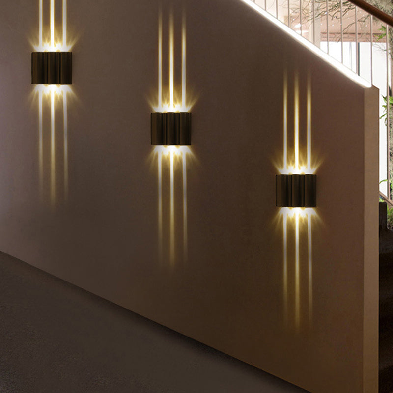 Metal Geometric Wall Mount Lamp Simple 1 Light Wall Mounted Light Fixtures