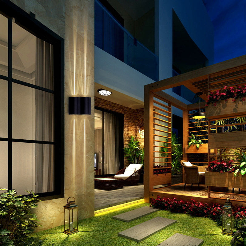 Metal Geometric Wall Mount Lamp Simple 1 Light Wall Mounted Light Fixtures