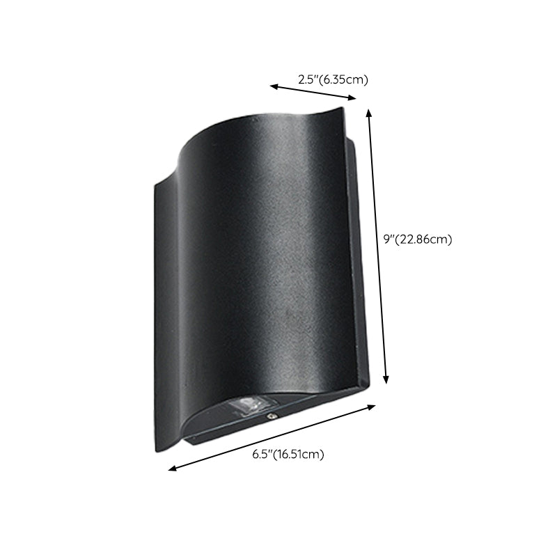 Metal Geometric Wall Mount Lamp Simple 1 Light Wall Mounted Light Fixtures