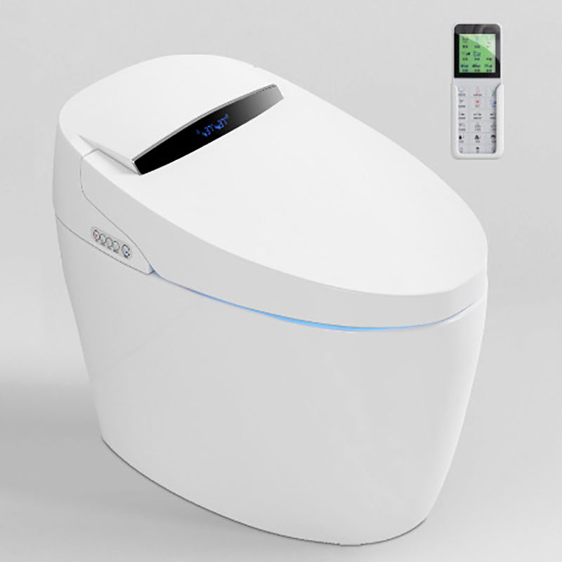 Contemporary Floor Mounted Toilet Indoor One Piece Toilet Bowl