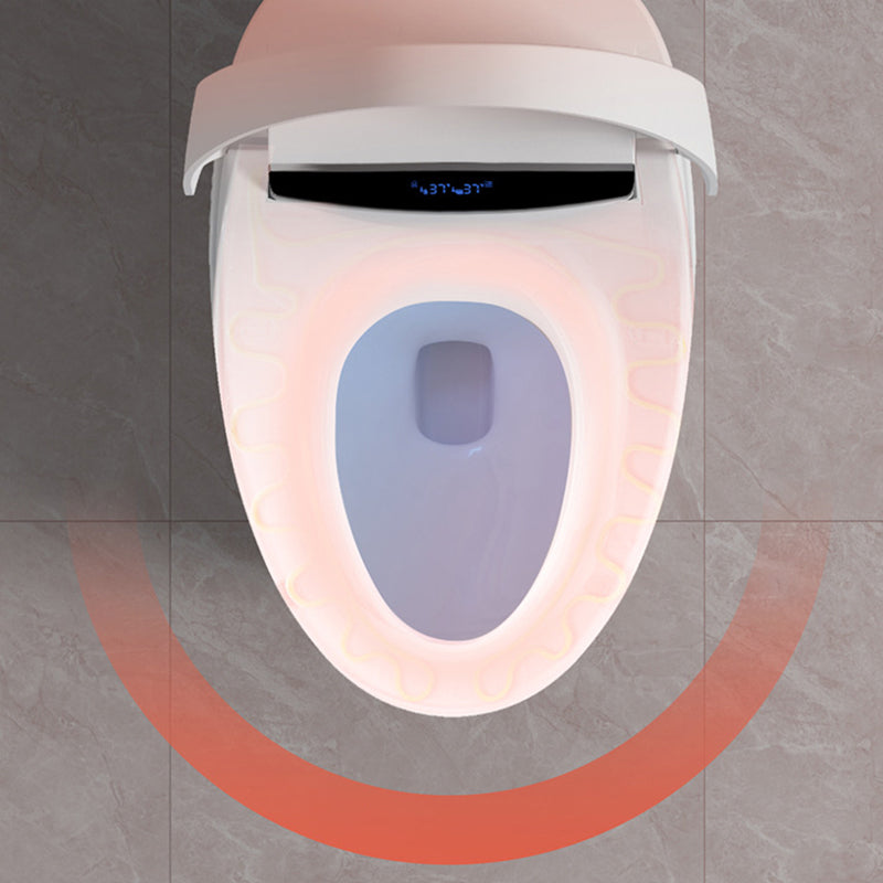 Contemporary Floor Mounted Toilet Indoor One Piece Toilet Bowl