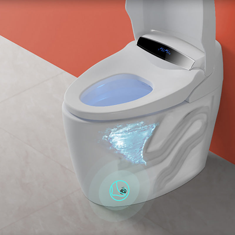 Contemporary Floor Mounted Toilet Indoor One Piece Toilet Bowl