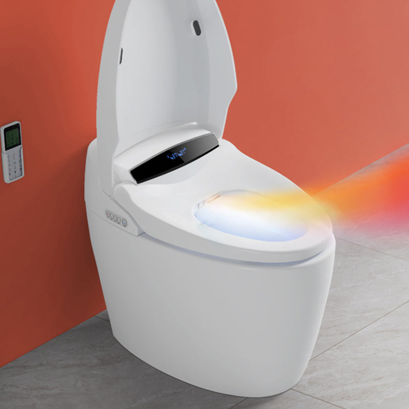 Contemporary Floor Mounted Toilet Indoor One Piece Toilet Bowl