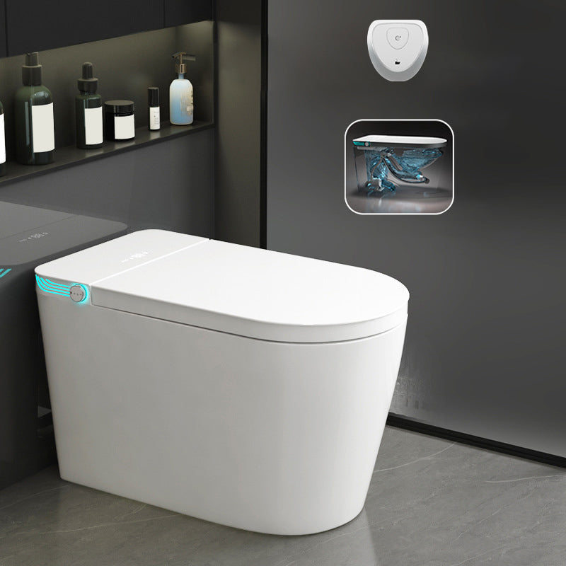 Siphon Jet Toilet Bowl Contemporary Floor Mounted Toilet for Bathroom