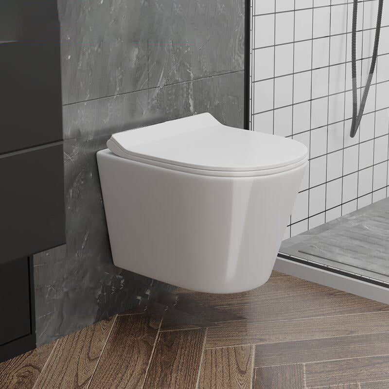 Modern Wall Mount Toilet Bowl One-Piece Urine Toilet for Washroom