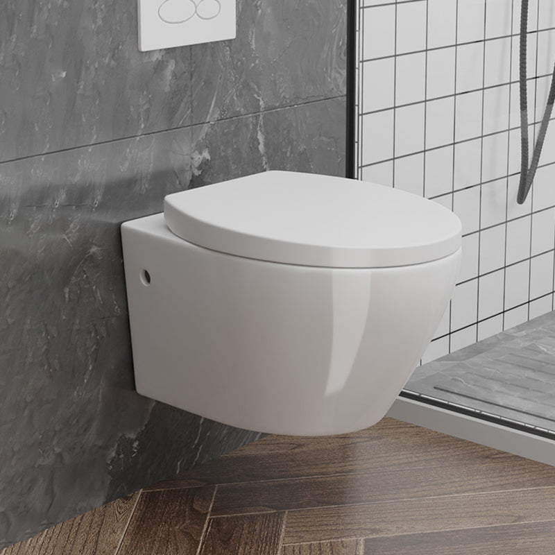 Modern Wall Mount Toilet Bowl One-Piece Urine Toilet for Washroom