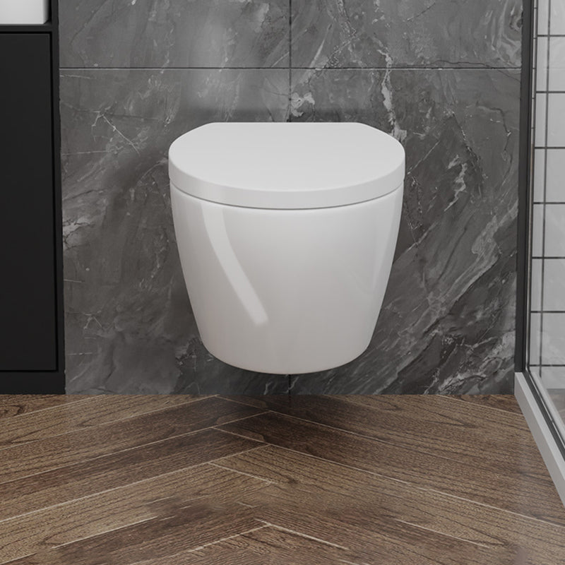 Modern Wall Mount Toilet Bowl One-Piece Urine Toilet for Washroom