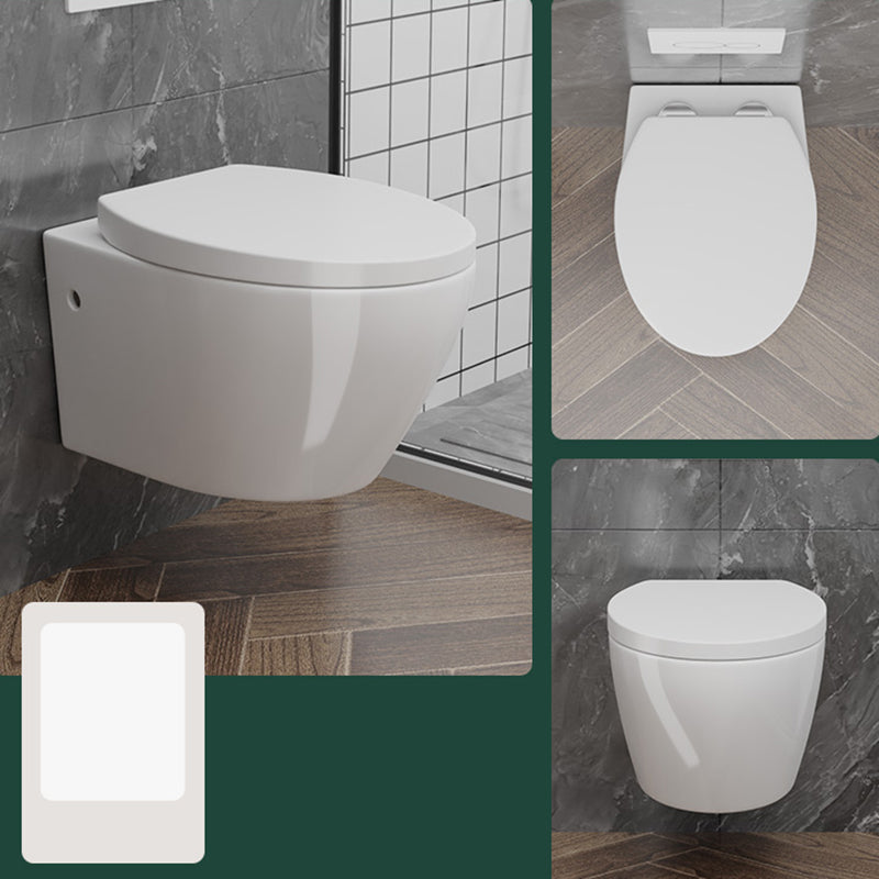 Modern Wall Mount Toilet Bowl One-Piece Urine Toilet for Washroom