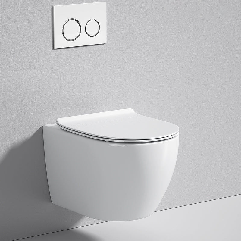 Modern Wall Mount Toilet Bowl One-Piece Urine Toilet for Bathroom