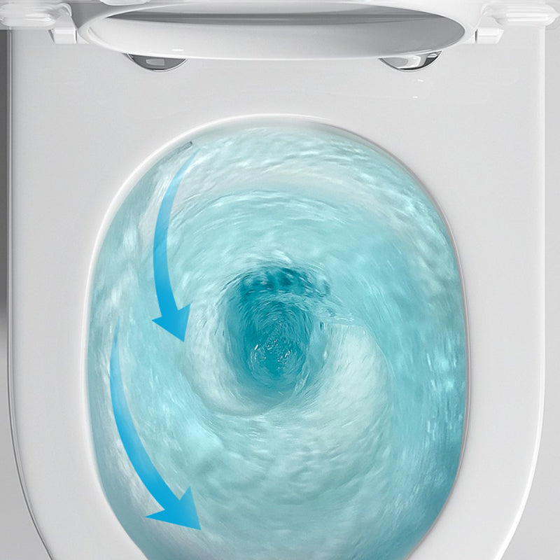 Modern Wall Mount Toilet Bowl One-Piece Urine Toilet for Bathroom