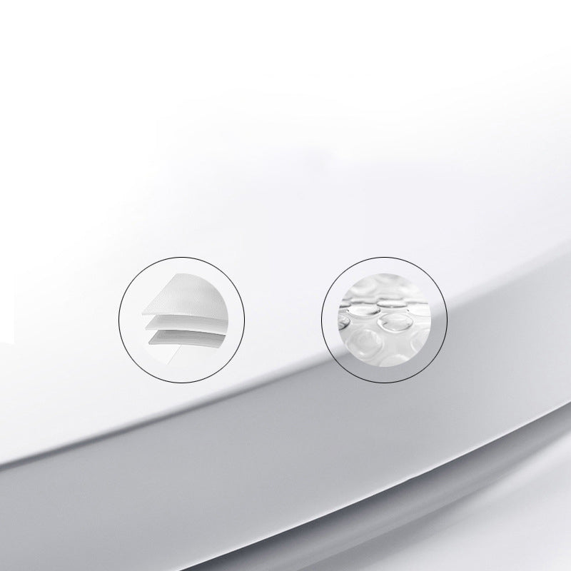 Contemporary Wall Hung Toilet Bowl Polished Finish Toilet with Glazed Surface