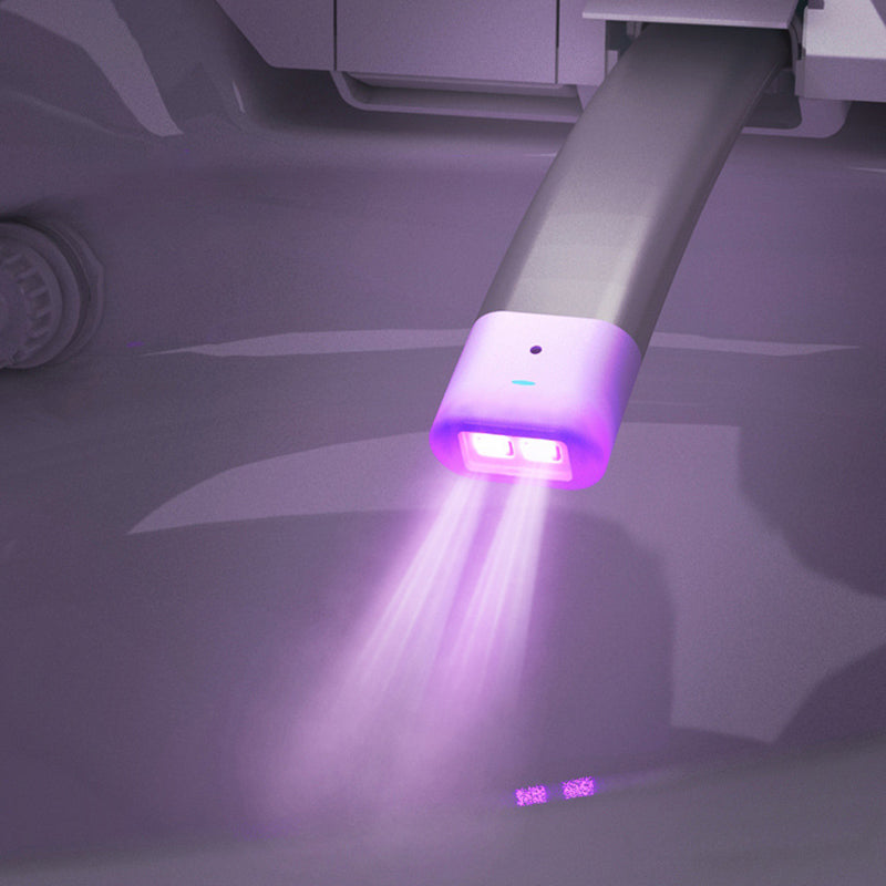 Contemporary Siphon Jet Toilet Bowl Polished Finish All-In-One Toilet