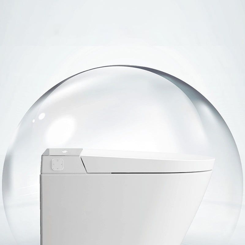 Modern Wall Hung Toilet Bowl Polished Finish Toilet with Heated Seat