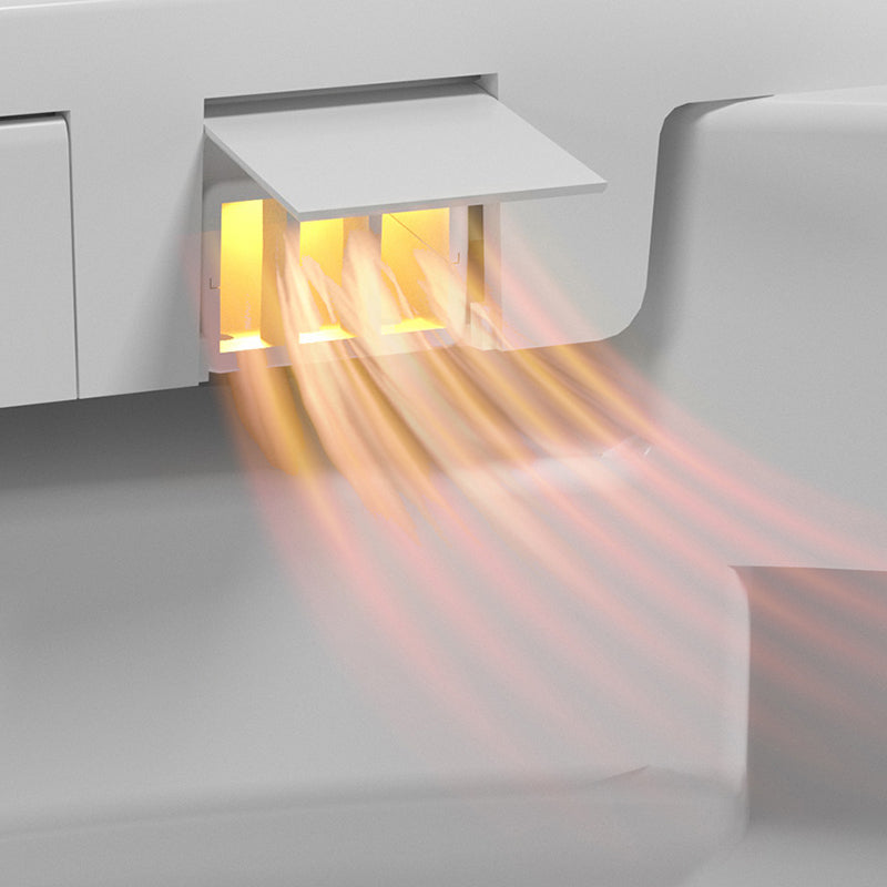 Modern Wall Hung Toilet Bowl Polished Finish Toilet with Heated Seat