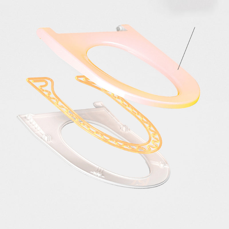 Modern Wall Hung Toilet Bowl Polished Finish Toilet with Heated Seat