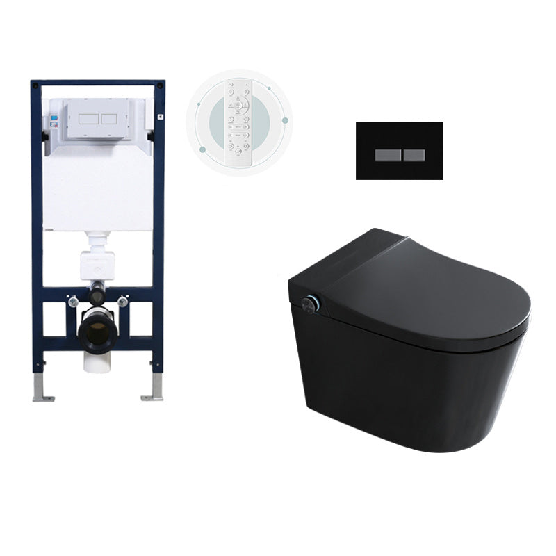 Modern Siphon Jet Flush Toilet One-Piece Wall Mount Toilet for Bathroom