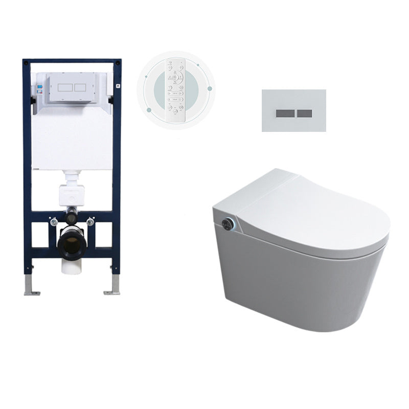 Modern Siphon Jet Flush Toilet One-Piece Wall Mount Toilet for Bathroom