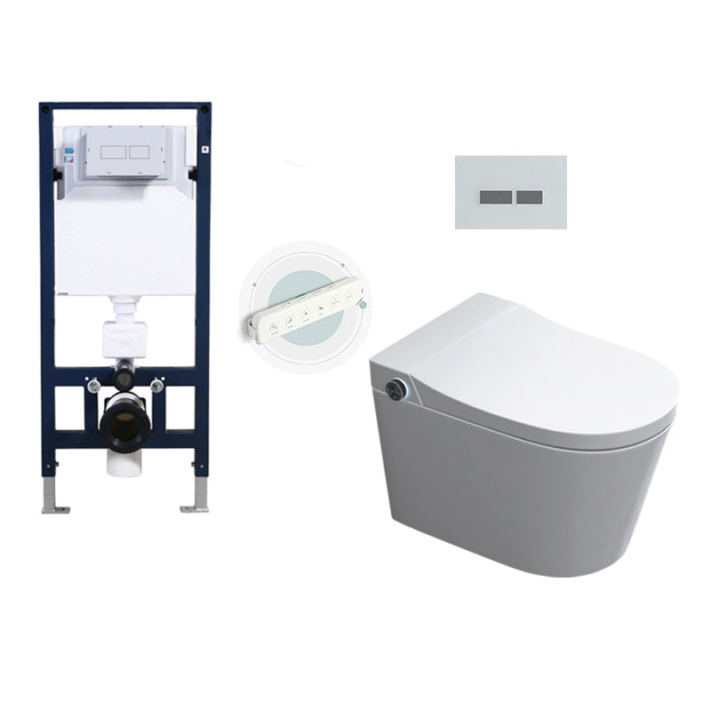 Modern Siphon Jet Flush Toilet One-Piece Wall Mount Toilet for Bathroom