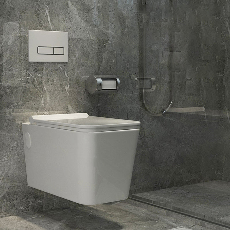 Modern Wall Hung Toilet One-Piece Urine Toilet with Seat for Washroom