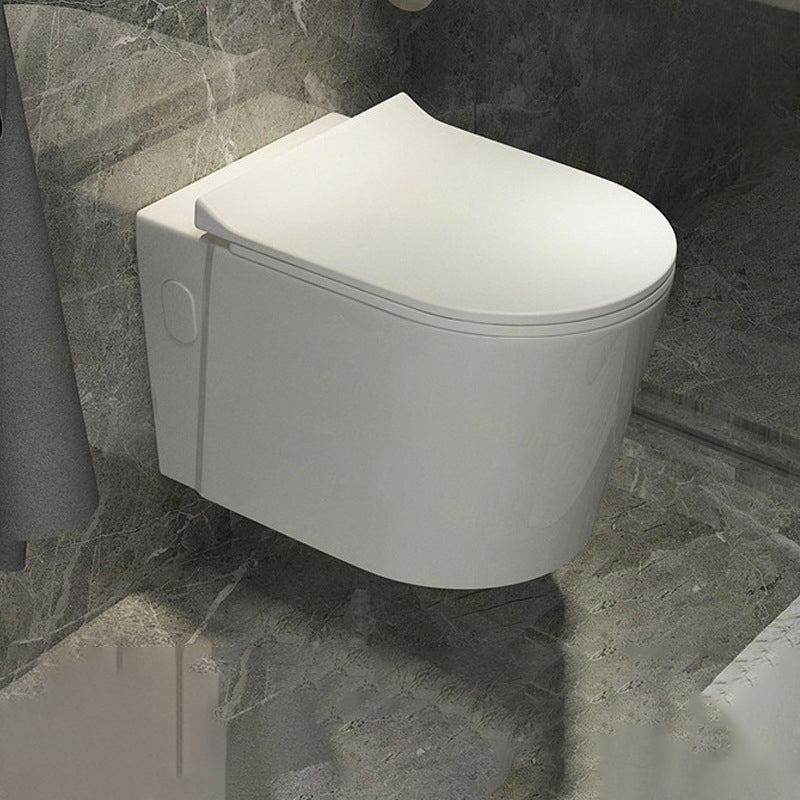 Modern Wall Hung Toilet One-Piece Urine Toilet with Seat for Washroom