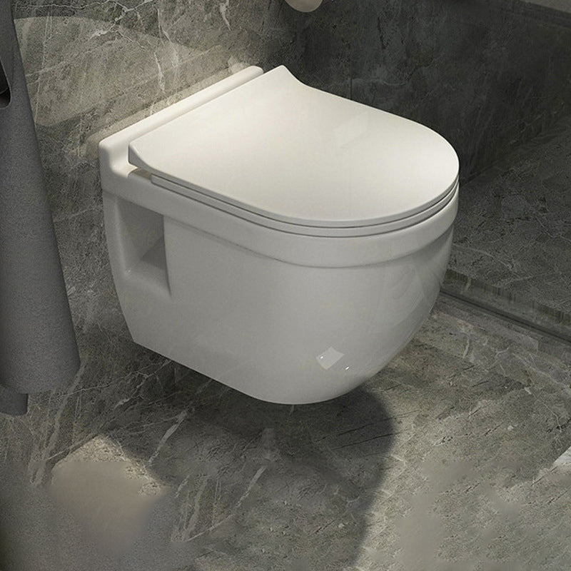 Modern Wall Hung Toilet One-Piece Urine Toilet with Seat for Washroom