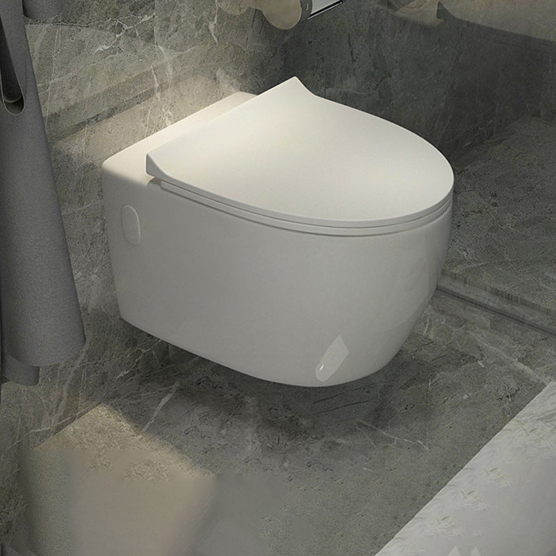 Modern Wall Hung Toilet One-Piece Urine Toilet with Seat for Washroom