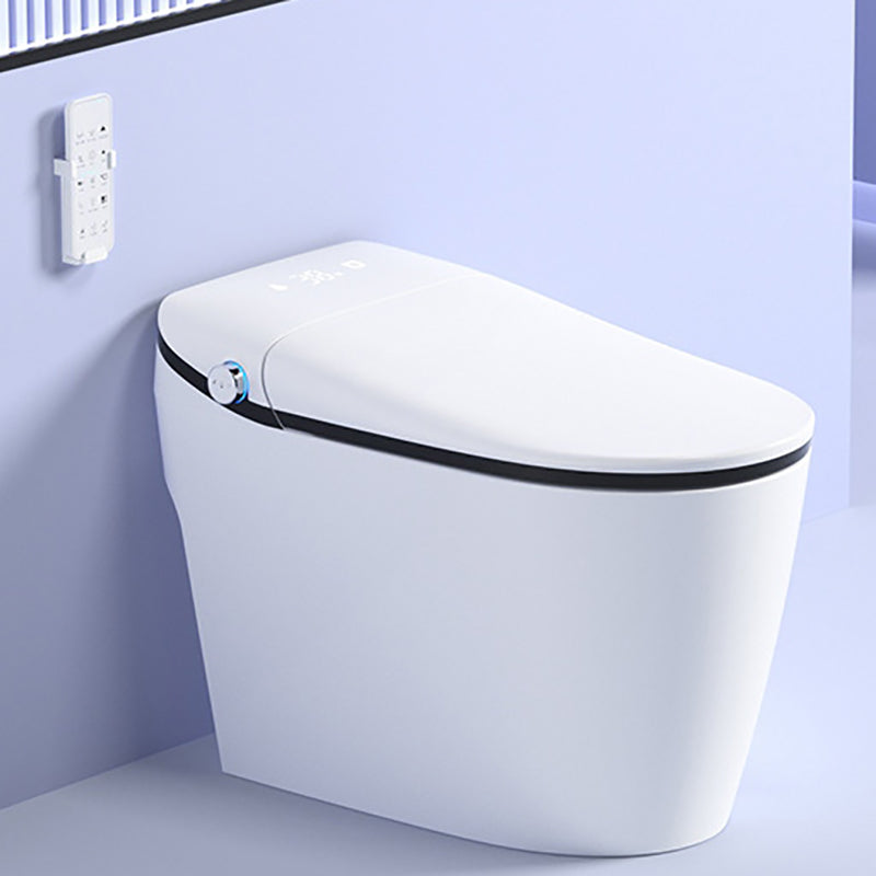 Elongated All-In-One Toilet Bowl Siphon Jet Contemporary Toilet