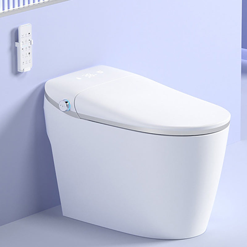 Elongated All-In-One Toilet Bowl Siphon Jet Contemporary Toilet