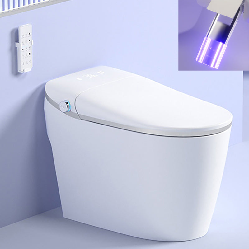 Elongated All-In-One Toilet Bowl Siphon Jet Contemporary Toilet
