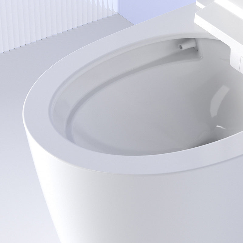 Elongated All-In-One Toilet Bowl Siphon Jet Contemporary Toilet