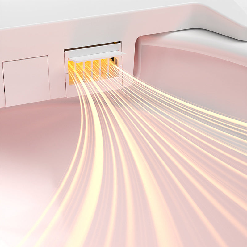 Elongated All-In-One Toilet Bowl Siphon Jet Contemporary Toilet