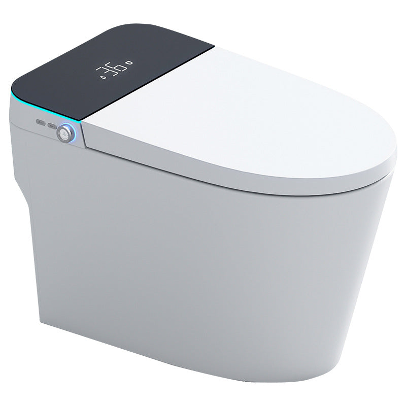 Polished Finish ABS Toilet Siphon Jet Contemporary Toilet Bowl with Heated Seat