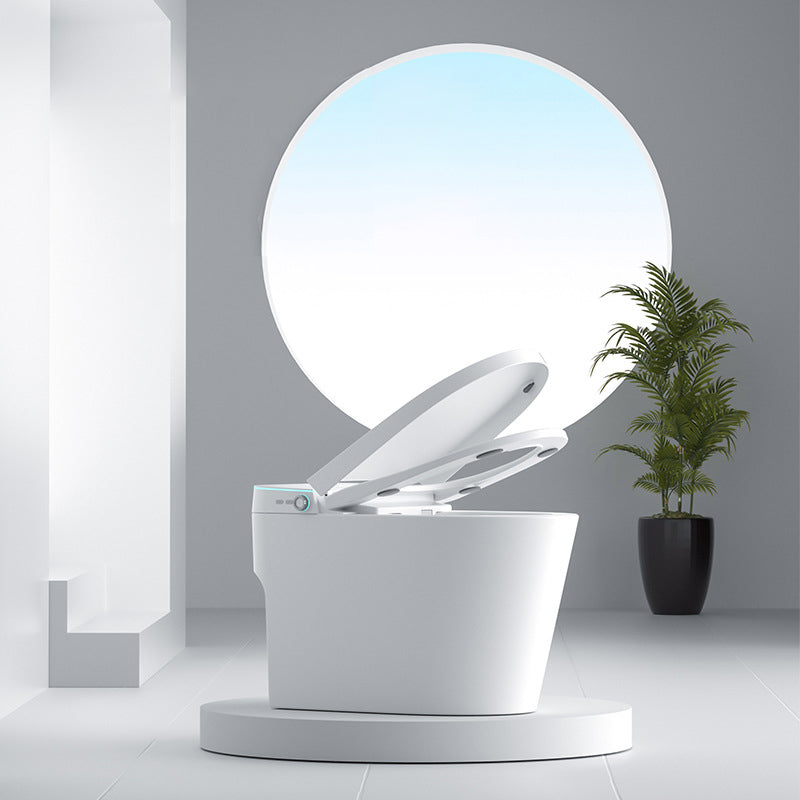 Polished Finish ABS Toilet Siphon Jet Contemporary Toilet Bowl with Heated Seat