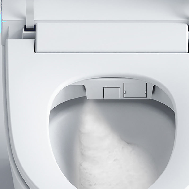 Polished Finish ABS Toilet Siphon Jet Contemporary Toilet Bowl with Heated Seat