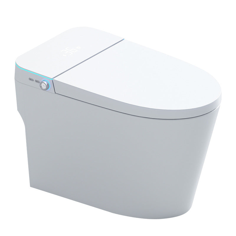 Polished Finish ABS Toilet Siphon Jet Contemporary Toilet Bowl with Heated Seat