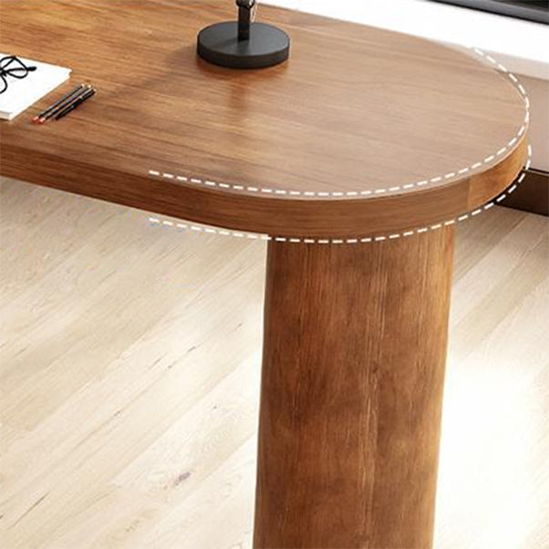 Industrial Style Wood 1/2 Pieces Bar Table Set Rectangle Bar Table for Home