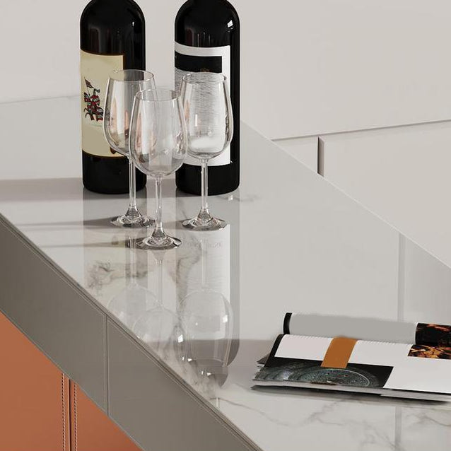 Modern Style Sintered Stone 1/2/3 Pieces Bar Table Set Rectangle Bar Table for Home Use