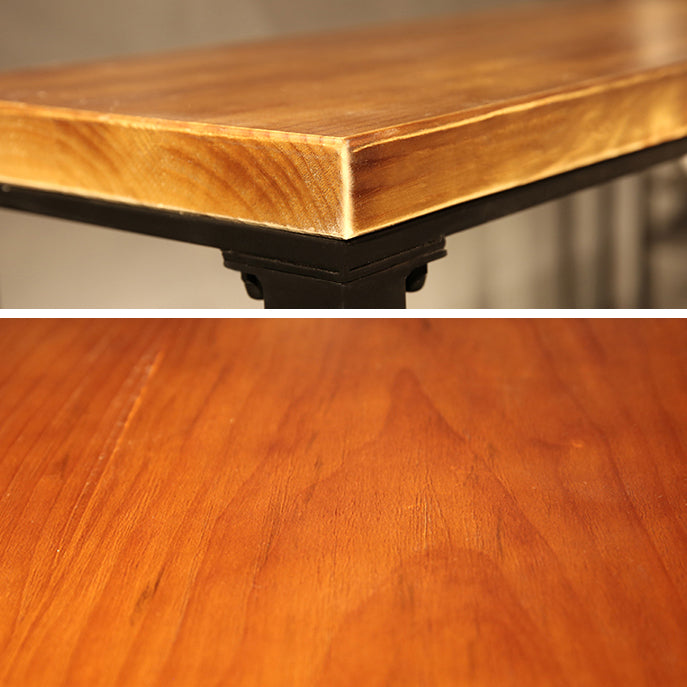 Industrial Style Bar Set 1/2/3/4/7 Pieces Solid Wood Pub Dining Set for Indoor