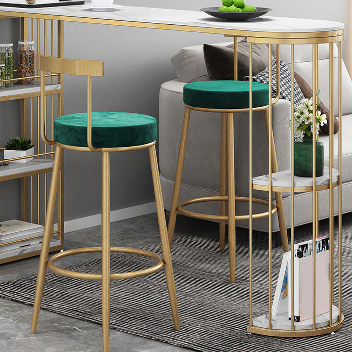 Industrial 1/2/3 Pieces Bar Table Set Stone Counter Table with High Stools