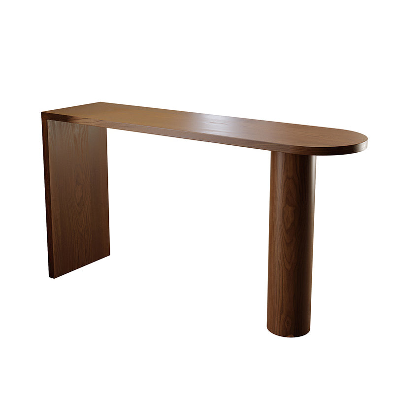 Industrial 1/4/5 Pieces Bar Table Set Pine Wood Counter Table with High Stools