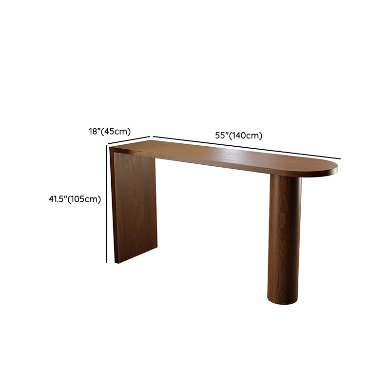 Industrial 1/4/5 Pieces Bar Table Set Pine Wood Counter Table with High Stools