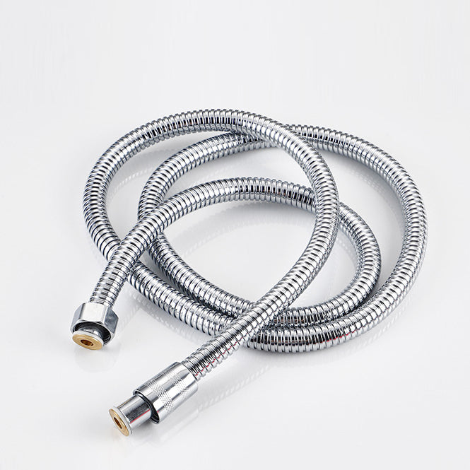 Contemporary Gold Bath Faucet Floor Mounted Full Copper High Arc Tub Faucet Trim