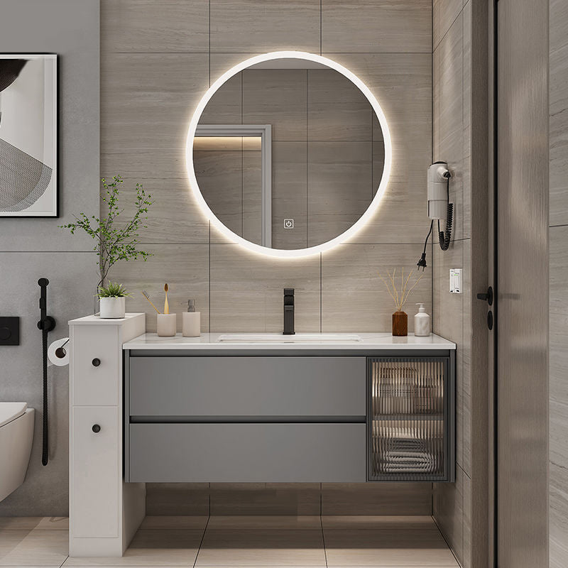 Modern Bathroom Sink Vanity Mirror Cabinet Vanity Cabinet with Storage Shelving