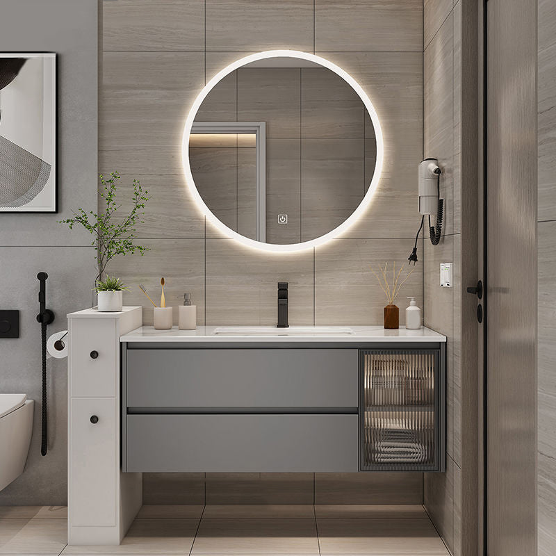 Modern Bathroom Sink Vanity Mirror Cabinet Vanity Cabinet with Storage Shelving