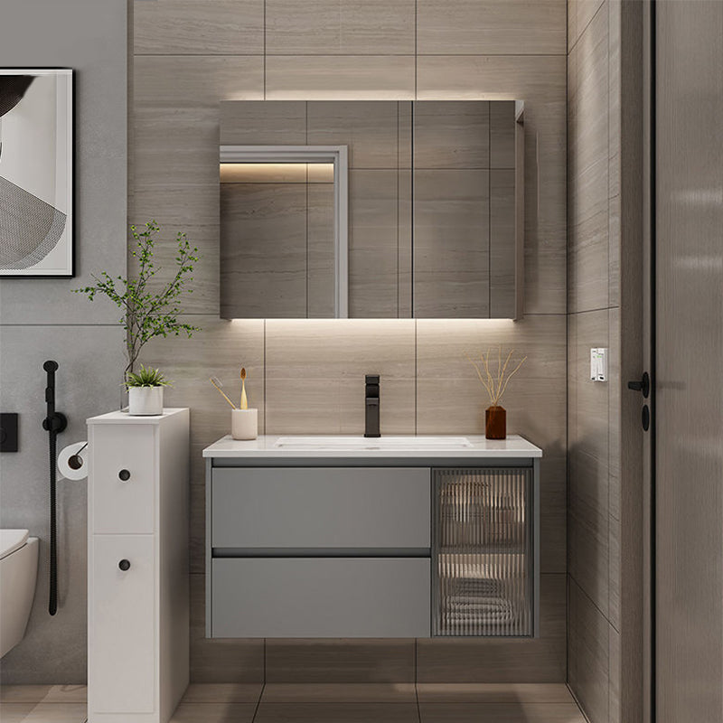 Modern Bathroom Sink Vanity Mirror Cabinet Vanity Cabinet with Storage Shelving