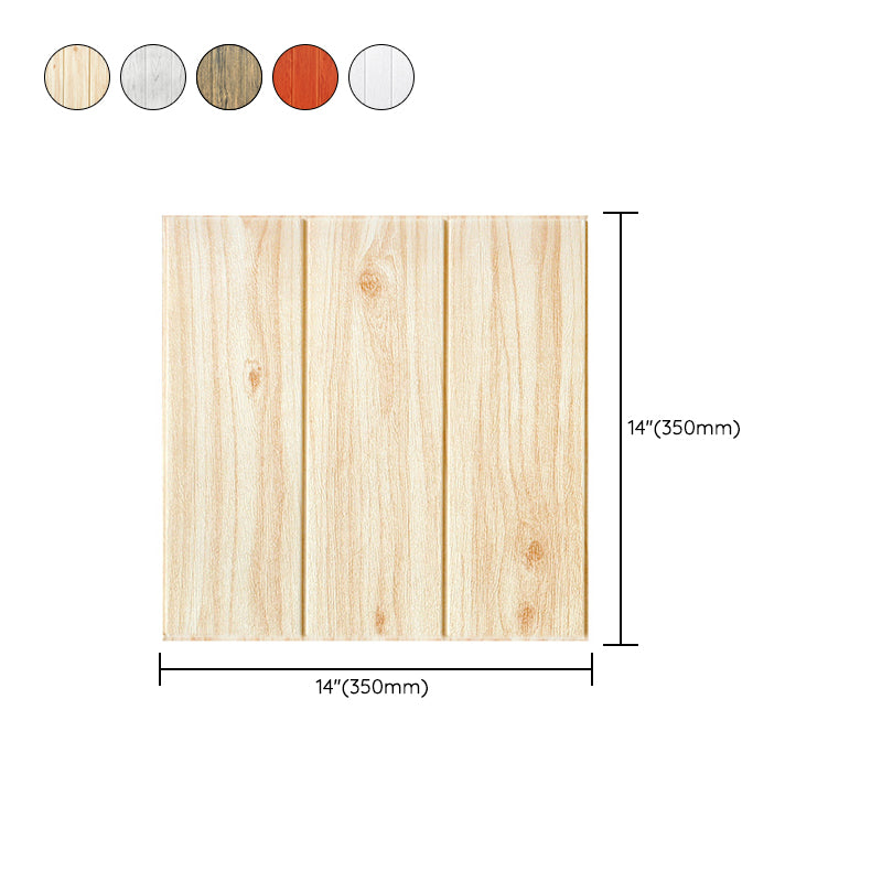 Modern Wall Paneling Peel and Stick Wood Effect Design Wall Paneling