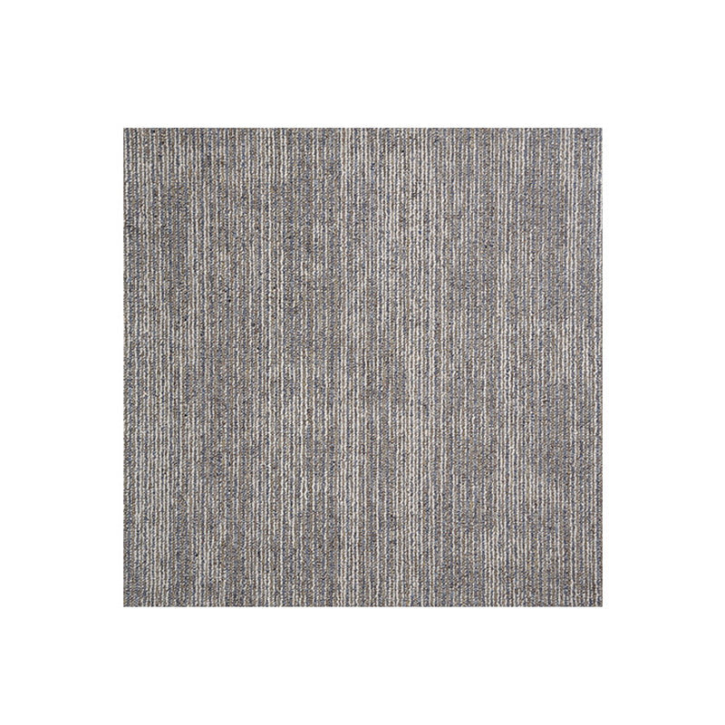 Carpet Tile Non-Skid Fade Resistant Solid Color Loose Lay Carpet Tiles Living Room