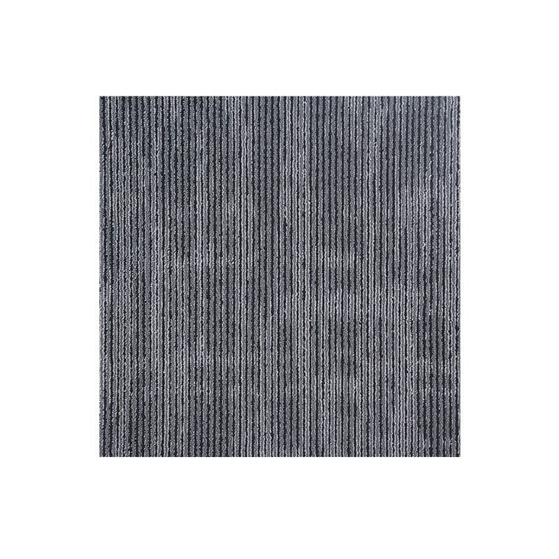 Carpet Tile Non-Skid Fade Resistant Solid Color Loose Lay Carpet Tiles Living Room