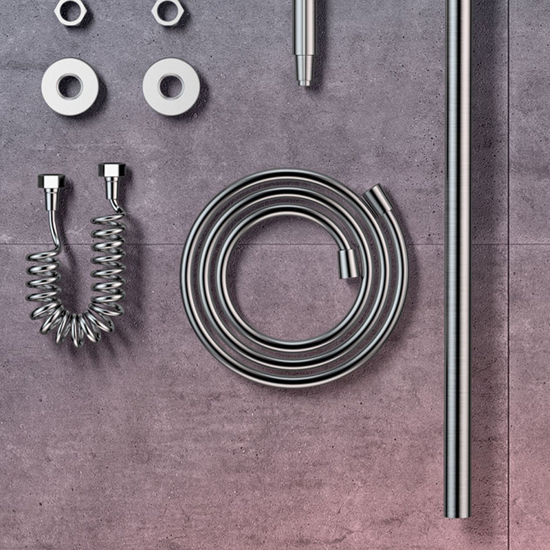 Ellipse Shower Set Intelligent Digital Display Thermostatic Shower Diamond Button